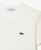 LACOSTE Women'S Slim Fit Rib Knit Short Sleeve T-Shirt Tf5538-56G 70V