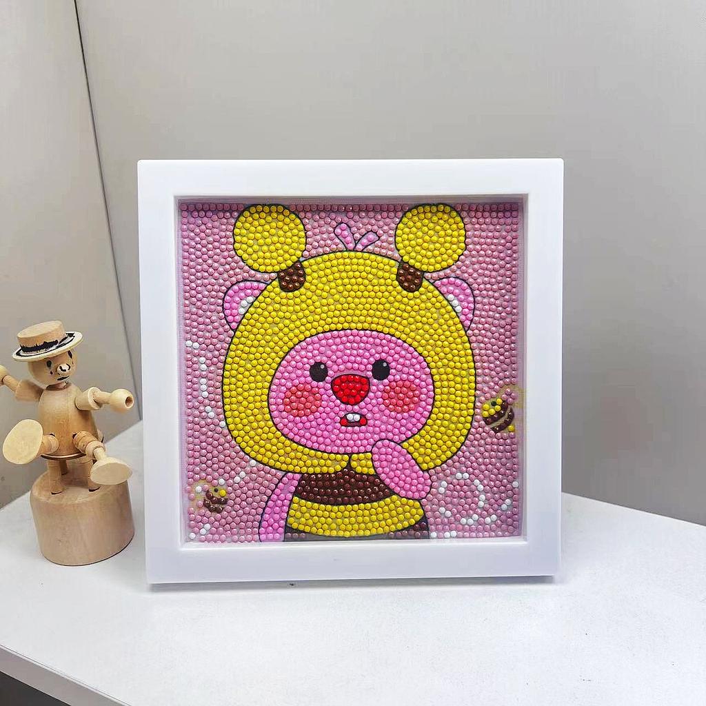 Children'S Diamond Painting Handmade Diy Masonry Painting Cartoon Diamond Sticker Bedroom Living Room Decorative Painting Photo Frame