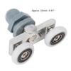 4pcs Durable Double Sliding Roller Track Door Wheel Bathroom Glass Door