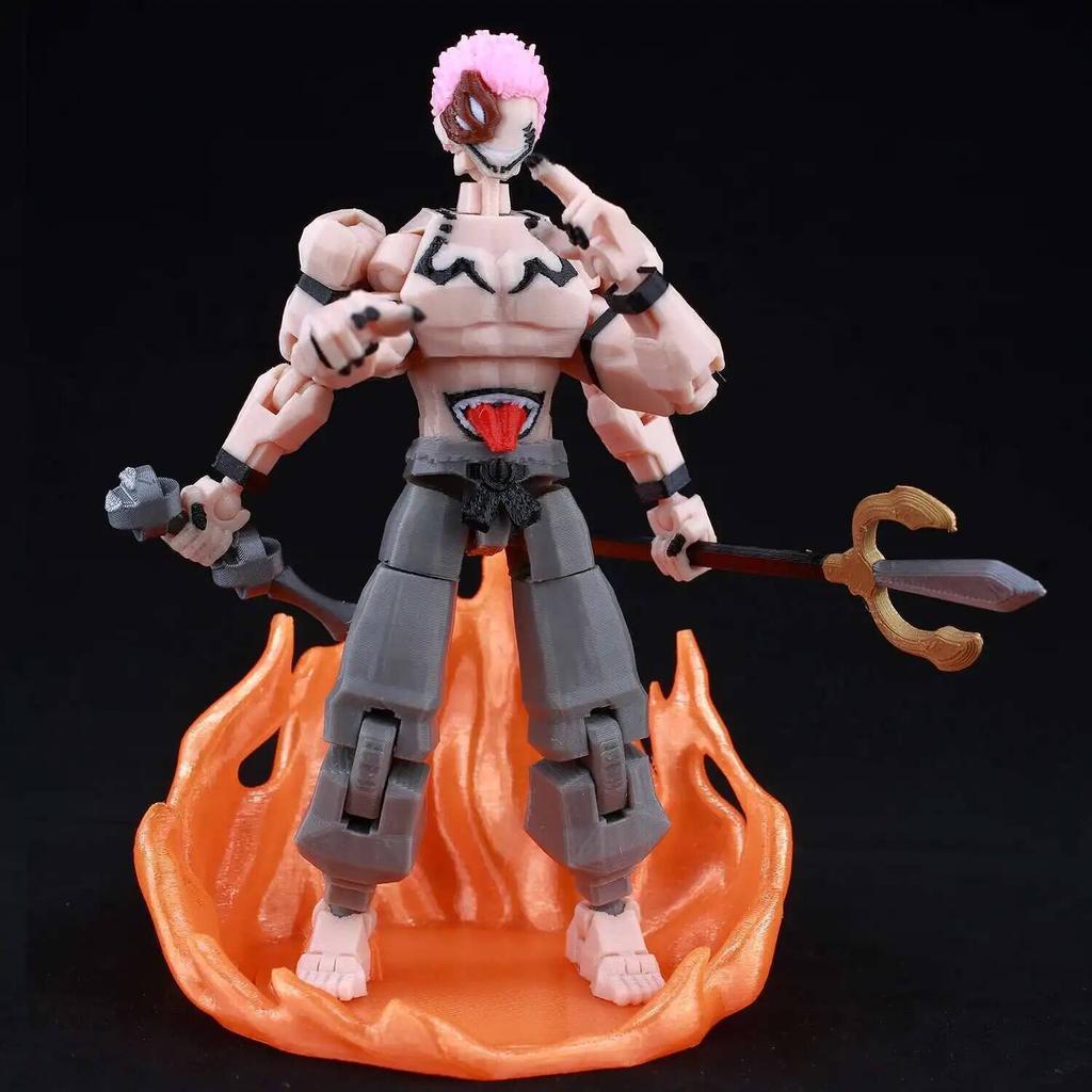 9L 3D Printed Anime Jujutsu Kaisen Sukuna Lucky13 Dummy 13 Movable Shapeshift T13 Action Figures Mannequin Toys for Collectors