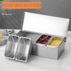 777 Stainless Steel Covered Seasoning and Storage Box