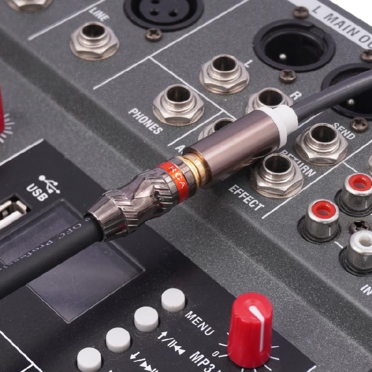 Metal RCAs to 3Pin Female Adapters Cable for Sound Connection for DJs And Musicians