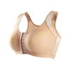 Plus-Size Wire-Free Front Buckle Sports Bra - Breathable & Comfortable
