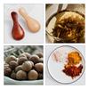 Mini Spoon Heat-Resistant Food Grade Wood Condiment Seasoning Sugar Mini Spoon for Home