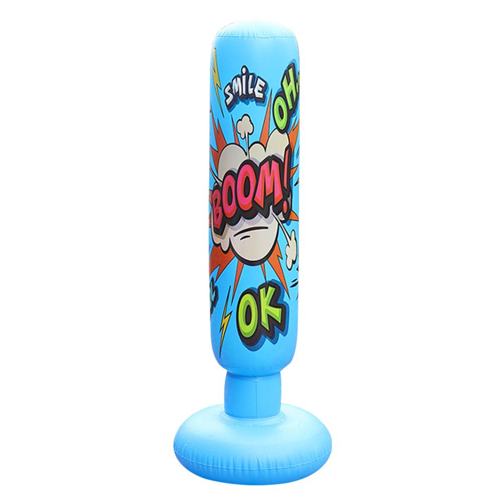 Kids Inflatable Punching Bag Free Standing Boxing Bag Thickened Bounce-Back Punch Bag PVC Tumbler Sandbag for Boxing Training