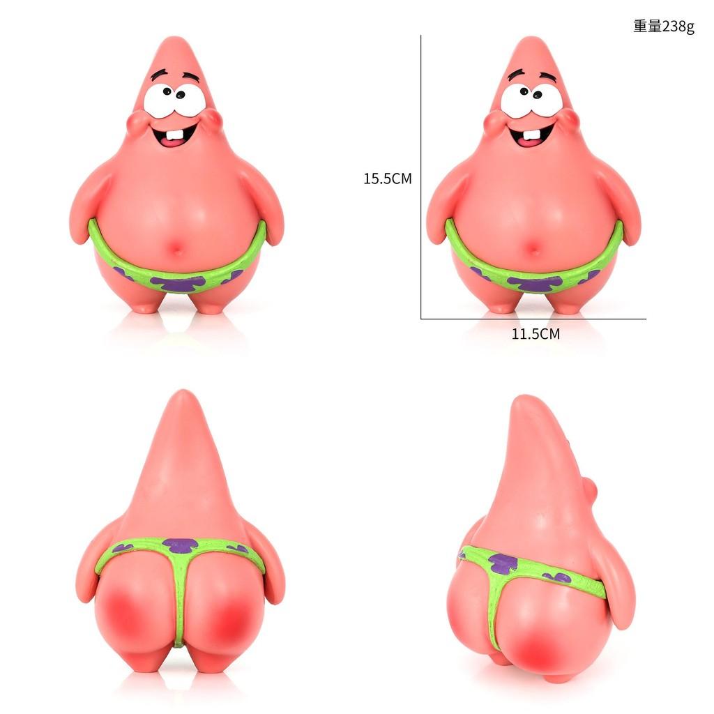 Adorable Spongebob Anime Figure Featuring Cute Patrick Star Collectible Model