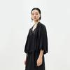 LESS 2025 Summer Mulberry Silk Loose Shirt