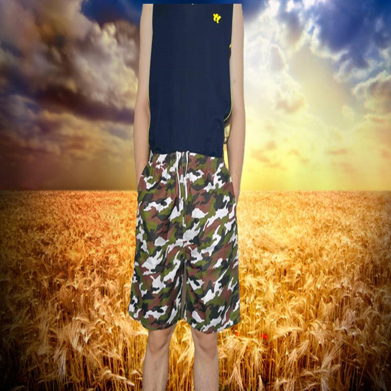 Men's Quick-Dry Camouflage Beach Shorts: European & American Style Swimming and Casual Wear