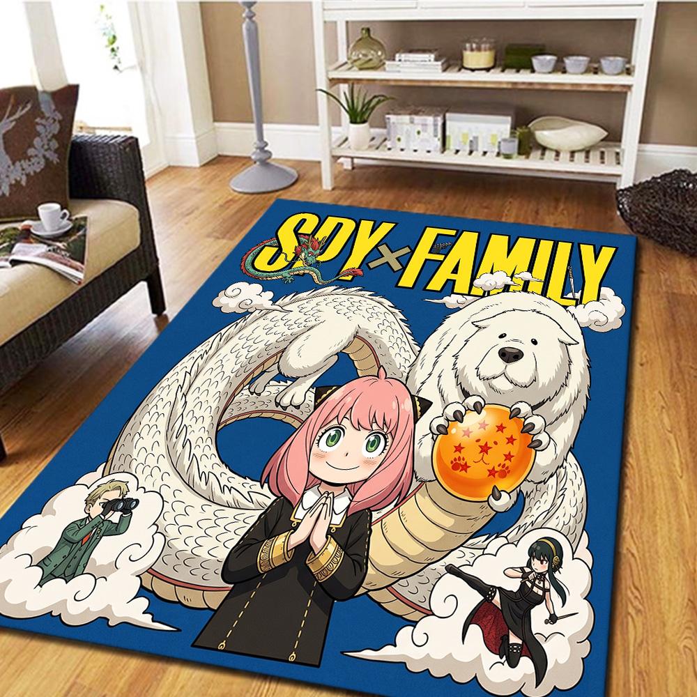 SPY×FAMILY Carpet Floor Mat Non Slip Large Area Washable Gamer Bedroom Home Room Decor YUN6512