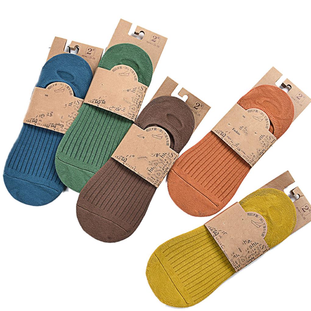 5 pairs of men s and women s cotton pinstripe skid low help ship invisible socks man