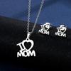 Mother's Day Mama Letter Pendant Necklace For Women Mom Nameplate Clavicle Chain Choker Stainless Steel Jewelry Minimal Gift