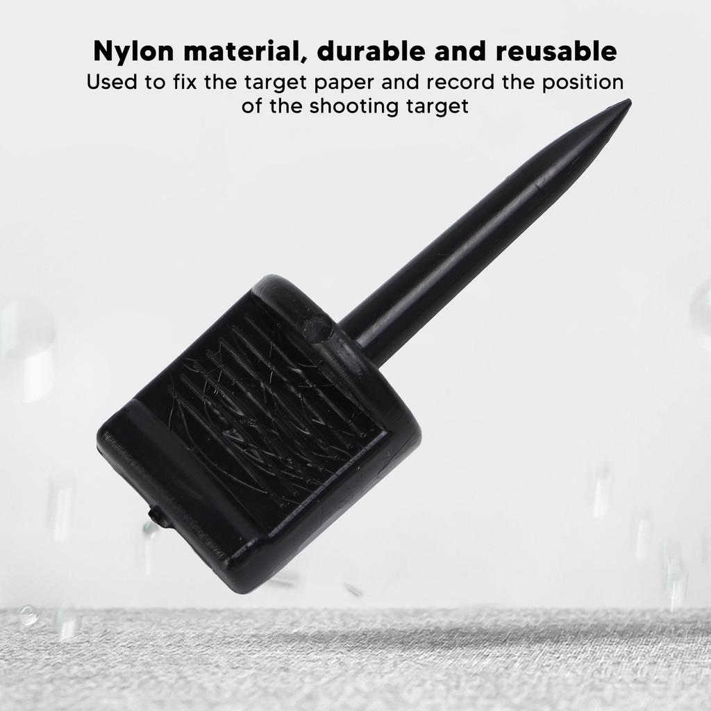 30pcs Archery Target Nails Nylon Lengthening Reusable Target Paper Pins for Shooting