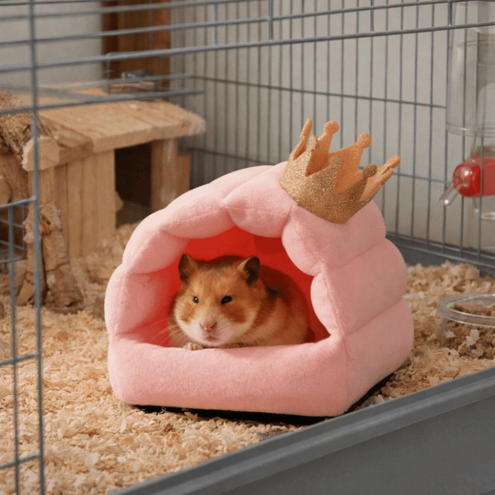Thickened Hamster Cotton Nest Windproof Animal Rest Shelter Pet Bed House  Pet Supplies