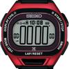 Seiko Prospex Super Runners SBEF047 Mens Watch Solar Polyurethane Red