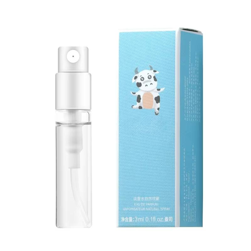 3ml Pheromone Perfume Eau De Toilette for Women Men Atomizer Art Printed Packaging Lady Sample Long Lasting Perfume