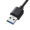 Sanwa Supply Compact keyboard with USB hub SKB-KG3UH3BK Black