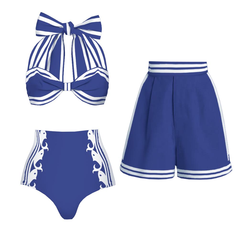 2026 High Quality One Piece Swimsuit Floral Ruffle Printed Push Up Women Bikini Set Swimwear Slimming Bathing Suit Beach Wear