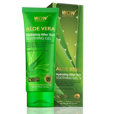 Wow Skin Science Aloe Vera s kyselinou hyaluronovou, extraktem z vilínu, zeleným čajem a měsíčkem 100 ml