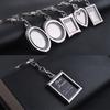 Creative DIY Metal Photo Frame Picture Holder Car Key Chain Pendant Gift Keyring