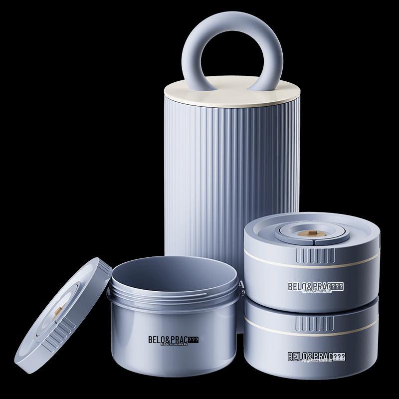 BELOPRAC BK152 3-Layer Portable Vacuum Insulated Lunchbox