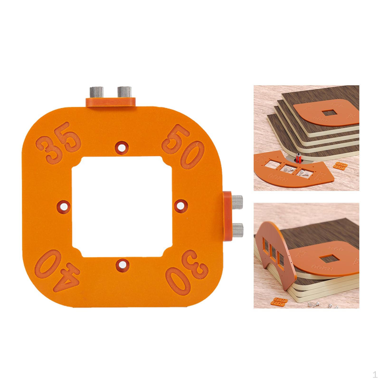 

Деревообработка Четко маркированный шаблон радиуса угла фрезера Портативный режущий инструмент Маленький кондуктор R30 to R50