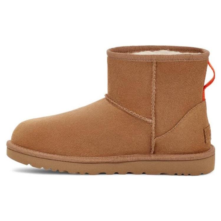 (WMNS) UGG Classic Mini Side Logo Chestnut Orange Women s 1144057-CHE EU 36