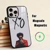 singer-The W-Weeknd XO  Phone Case For iPhone17,16,15,14,13,12,11 Plus,Pro Magnetic with Magsafe Wireless Charging