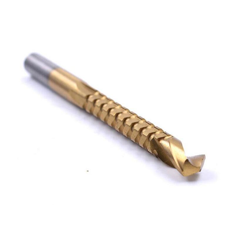 6pcs/lots 3-8mm Titanium Coated HSS Drill Bit Electric Drill Plastic Metal Hole Grooving Drill Salw Carpenter Woodworking Tools