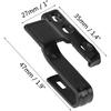 Wiper Blade Adapter, 2 Set of Car Windshield Wiper Arm Adapter, Black Automotive Wiper Adapter with Mounting Screws