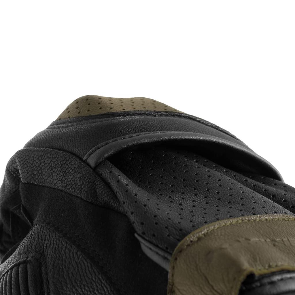 Komine Motorcycle Gloves CE Protective Leather Medium GK-2173 Gloves, Olive,