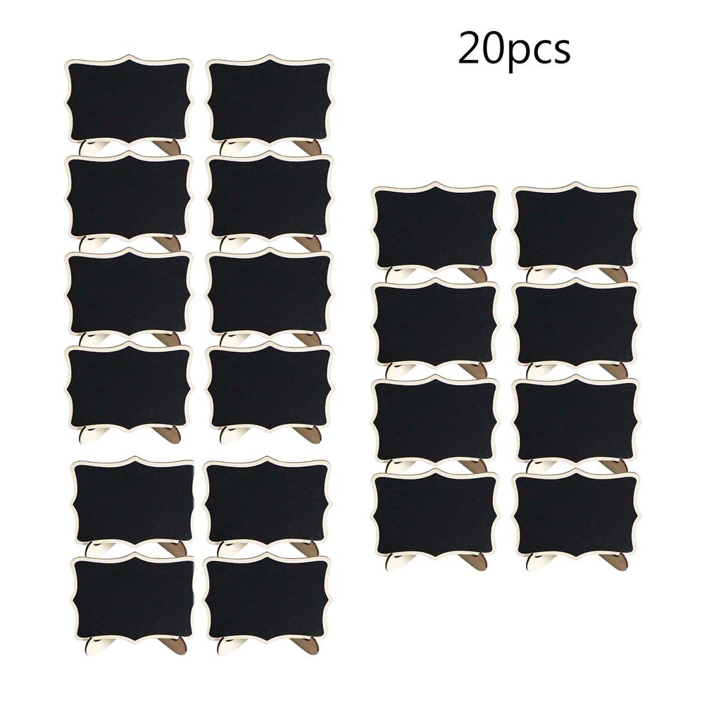 Wooden Blackboard Universal Message Board 10 Pcs/set Mini Chalkboard Portable Wedding Party Decor Decorative Parts