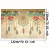2D Flat, 1pc Indian Festival Backdrop Suitable for Diwali & Weddings - for Lotus DJH