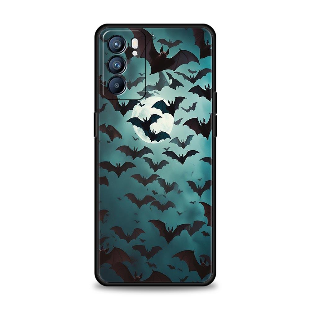 Goth Vampire Bat animal Phone Case For Oppo Reno14 Reno13 Reno12 11 F 10 Find X5 X9 Pro A54 5G A53 A9 A16 A78 4G A80 A98 Cover