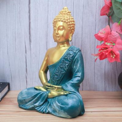 Nejnovější socha Meditujícího Buddhy/Buddhy/Gautamy Buddhy z polymarblu Pánská figurka/Idol/Murti Dárkové předměty