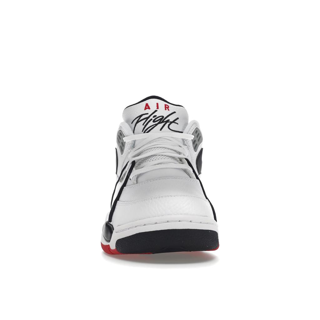 Nike Air Flight 89 Λευκά Μαύρα Unisex Αθλητικά Παπούτσια Ανοιχτό Γκρι DB5918-100