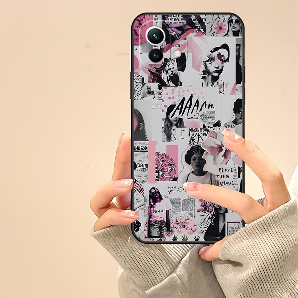 

Lana Del Rey Singer Kraft Poster Phone Case for Xiaomi 14 13 12 11T Lite Ultra Redmi Note 13 12 10 Pro POCO F4 F5 X5 Pro Back Co xiaomi 13lite
