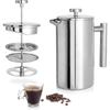 Filtration System Insulated Coffee Pot Double Wall Stainless Steel Coffee Brewer  Espresso Coffee