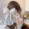 Ribbon Hair Clip Chiffon Material Hairpin Chiffon Hair Accessory Lightweight Ponytail Clip For Formal Event Casual Wear