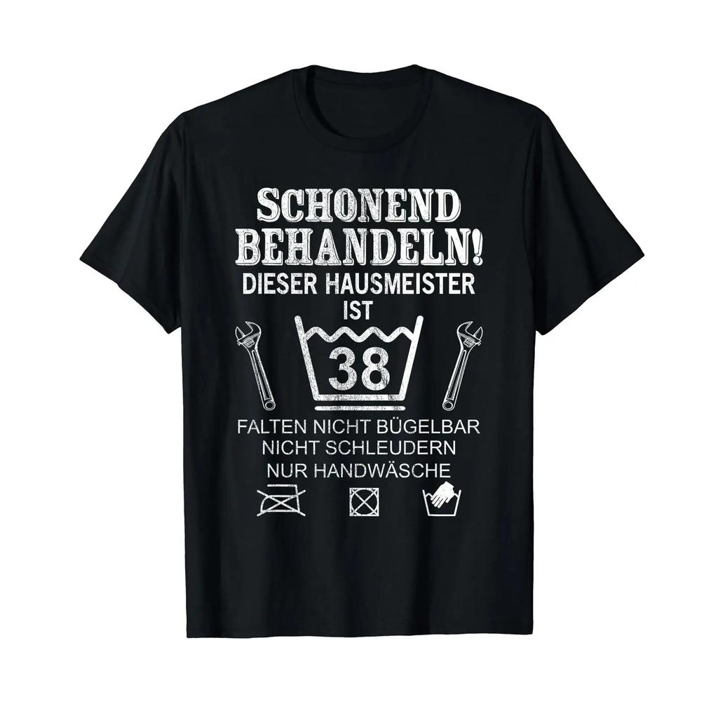 38th Birthday Craftsunisex Janitorial T Shirt Black Vintage Comfortable Soft Graphic Homme Breathable Stretched Unisex