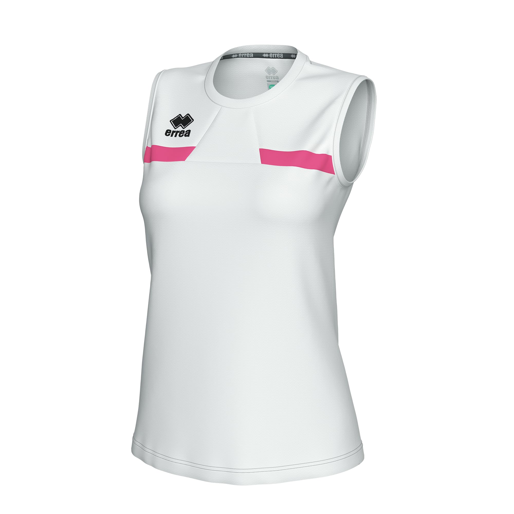 

Competition Sleeveless Shirt MARGIE Pink [Elea] White/Neon