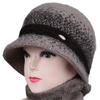 Middle-Aged And Elderly Hat Grandma Foreign Style Casual Old Lady Basin Hat Versatile Wool Hat