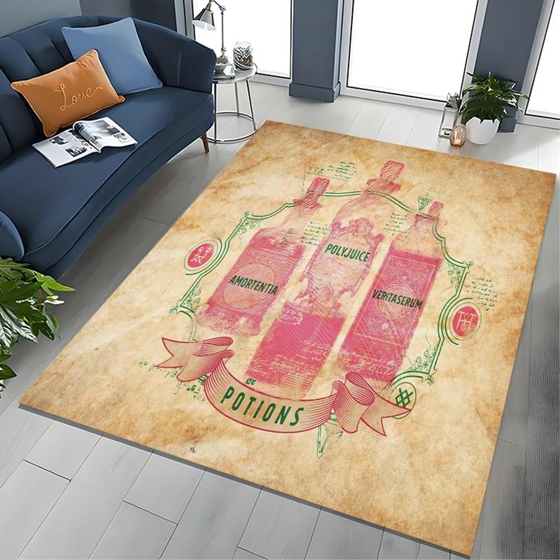 

Vintage Wizarding-World Magical Chart Area Rug Carpet for Home for Living Room Bedroom Sofa Decor Kids Play Non-slip Floor Mat 40x60cm