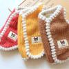 Winter Warm Pet Clothes Soft Fleece Cute Puppy Jacket New Dog Coat  for Small Dogs Cats