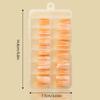 120x/Box French Tip False Nails Press On Nails Coffin False Nails Full Cover Stick on Nails Artificial Nails for Woman