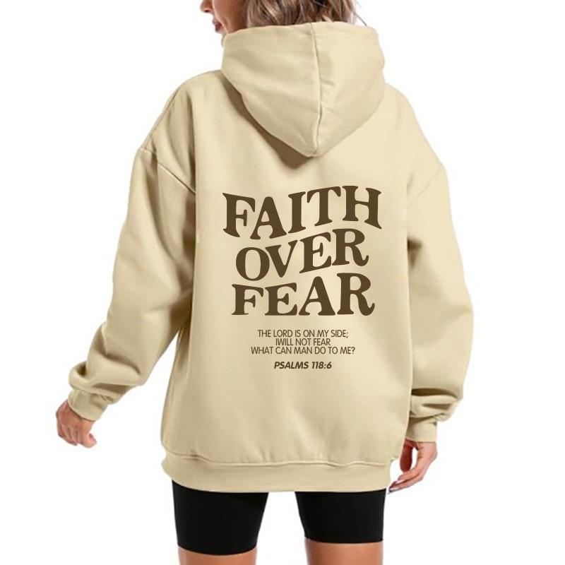2025 popular men's and women's fleece sweater letter print kangaroo pocket new hooded sweater