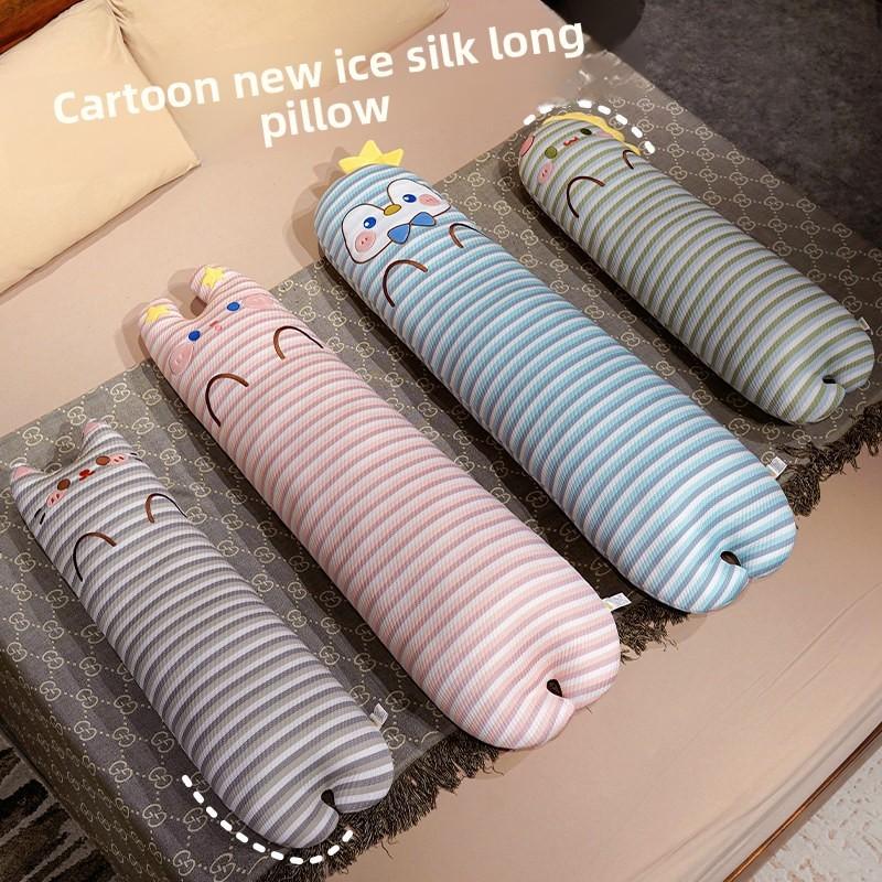 Cartoon Strip Long Pillow For Sleep And Relaxation With Pp Cotton Filling For Women And Children