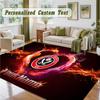 Crystal Velvet Square Rug Custom NameSheffield United FC Pattern Non Slip Home Floor Decor Rug