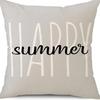 Spring and Summer Pillowcase Bedroom Living Room Sofa Pillowcase Linen Floral Decoration Pillow Cushion