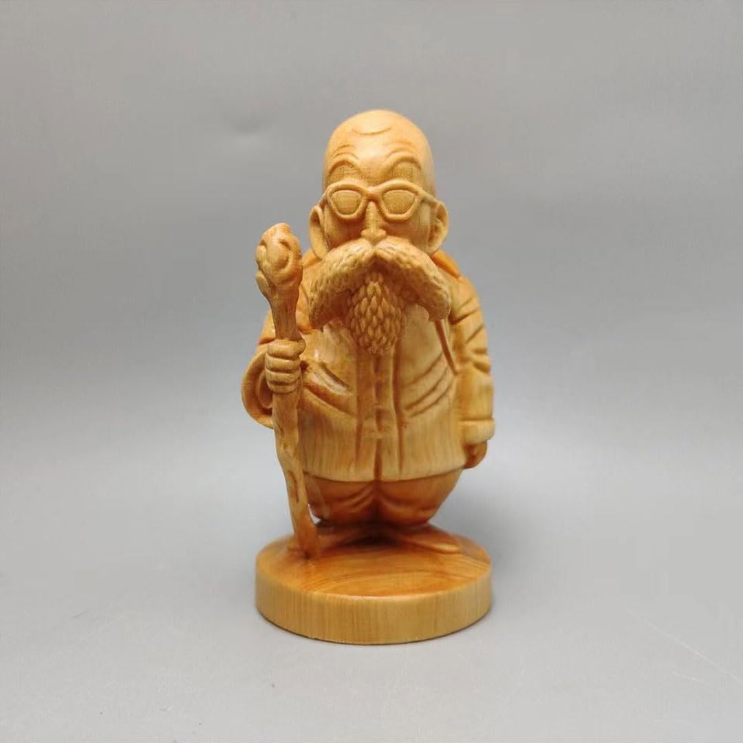 

Мини Фигурка из Натурального Дерева Коллекционная Кукла Деревянная Скульптура Резьба по Дереву Орнамент 7см х Ширина х Глубина Роши-сэннин (Высота 4,5 см 4 см)