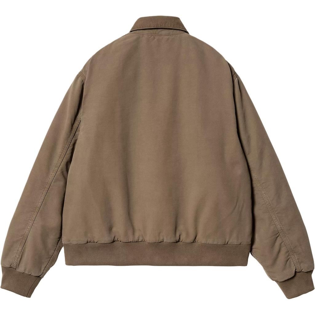 Carhartt WIP FW24 Stanton Jacket Long Sleeve Zipper Jacket Men Jackets Khaki I033826-2CU-4J